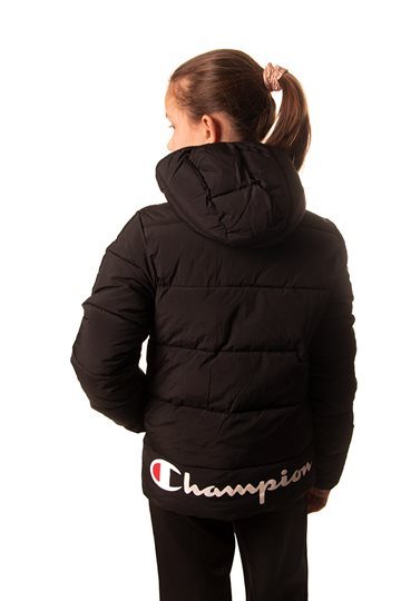 Champion Vinterjakke Børn - Back Print - Black 